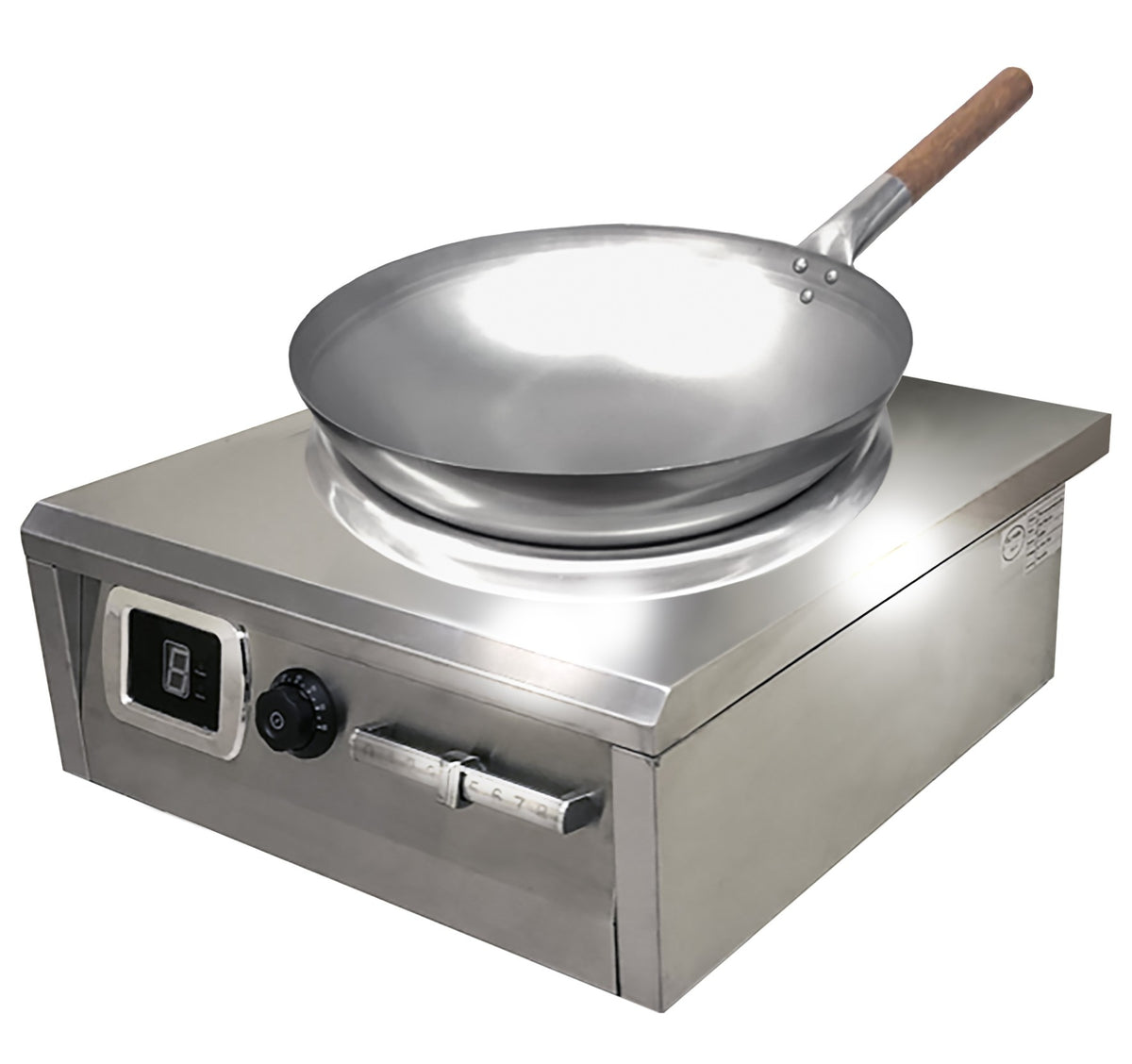 Induktionswok, 8kW, 530x645x300mm