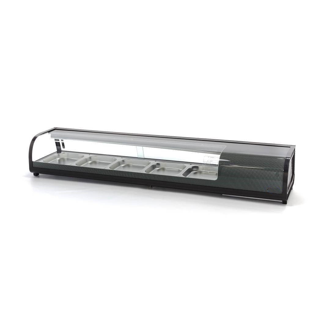 Sushikyl, 8 x GN1/3, 1800x420x265mm