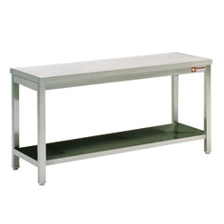 Rostfri bänk, 1800x600x900