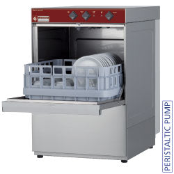 Glasdiskmaskin, 400x400mm korg, 480x540x760mm