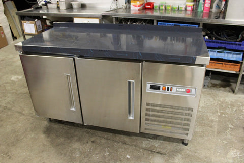 Frysbänk, 2 dörrar, 1500x610x900mm