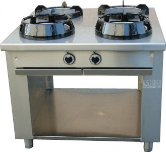 Wok, 4 brännare, 4 x 9,5 - 23 kW