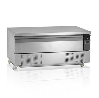 Grillfrysbänk, 1 x GN3/1 låda, 1230x700x600mm