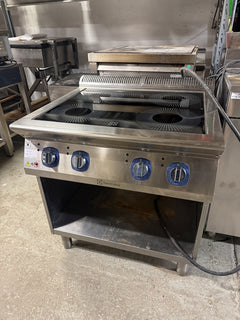 Induktionsspis, 4 zoner, 14kW, 800x730x250mm