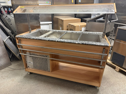 Kallbuffé, 4 x GN1/1, 1490x740/1240x1370mm