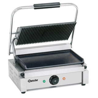 Klämgrill, räfflad/slät, 1 zon, 410x400x200mm