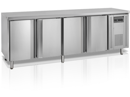 Kylbänk, 4 dörrar, 2230x700x880mm