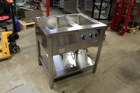 Vattenbad, 2 x GN1/1, 2kW, 1220x650x900mm (År 2019)